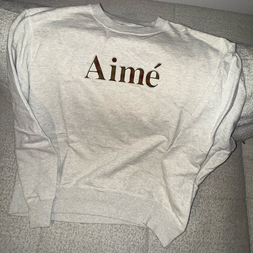 Aime Leon Dore Gray Crewneck Sweater